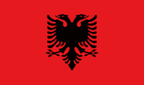 The Flag of Albania