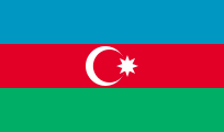 The Flag of Azerbaijan