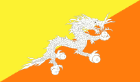 The Flag of Bhutan