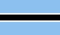 The Flag of Botswana