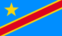 The Flag of Dem. Rep. of the Congo (DRC)