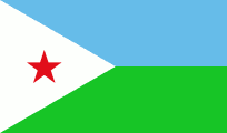 The Flag of Djibouti