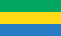 The Flag of Gabon