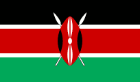 The Flag of Kenya