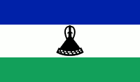 The Flag of Lesotho