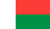The Flag of Madagascar