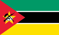 The Flag of Mozambique