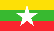 The Flag of Myanmar