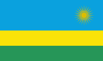 The Flag of Rwanda