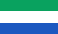 The Flag of Sierra Leone